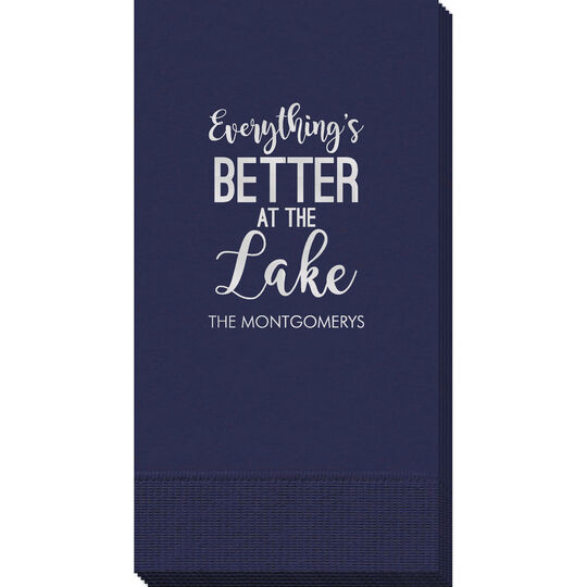 Better at the Lake Guest Towels